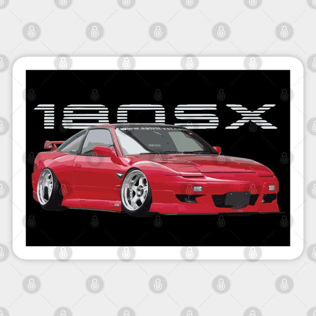 S13 240 SR20 STATIC Work Meister S1 180SX Sticker by cowtown_cowboy